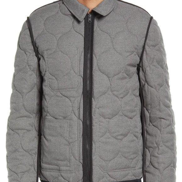 TED BAKER Schuss Black Reversible Quilted Jacket - Picture 2 of 7